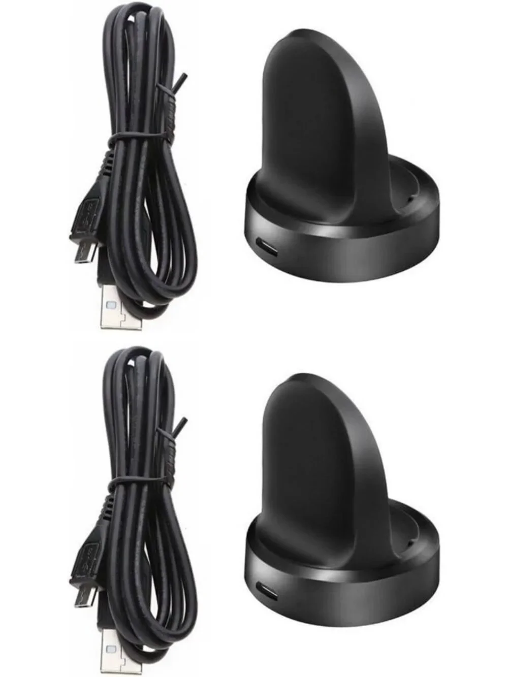 Smartwatch Charging Dock for Gear S3 Classic/Frontier - 2-Pack Cradle Charger